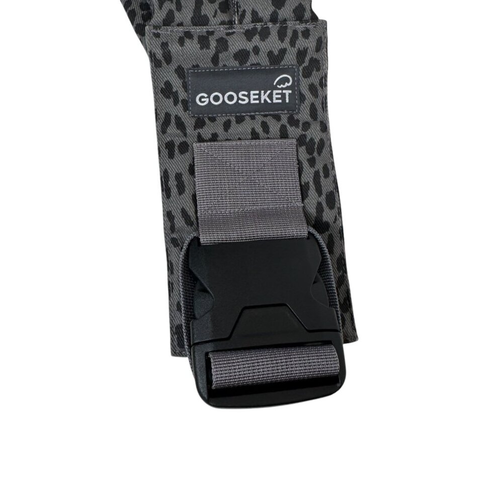 Gray Leopard Print Gooseket - Picture 4 of 9